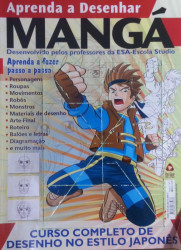 Capa de Aprenda a Desenhar Mangá - Desenvolvido pelos professores da ESA - Escola Studio
