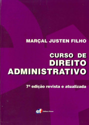 Capa de Curso de direito administrativo - Marçal Justen Filho
