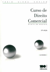 Capa de Curso de direito comercial volume 1 - Fábio Ulhoa Coelho