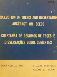 Capa de Collection of Thesis and Dissertation Abstract on Seeds - F. Popinigis, C L Rosal
