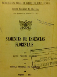 Capa de Sementes de Essências Florestais - Paulo Ferreira de Souza