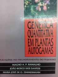 Capa de Genética Quantitativa em plantas autógamas - M A P Ramalho, J B Santos, M J O Zimermann