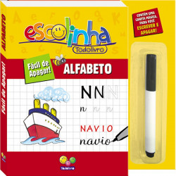 Capa de Escolinha Alfabeto - Coleção Fácil de Apagar!