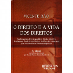 Capa de O direito e a vida dos direitos - Vicente Rao