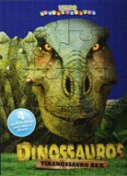 Capa de Dinossauros - Livro Quebra-Cabeça