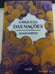 Capa de A riqueza das nações - Adam Smith
