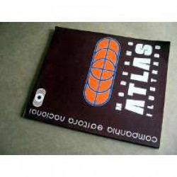 Capa de moderno atlas ilustrado - 