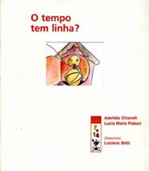 Capa de o tempo tem linha - Adelidia Chiarelli