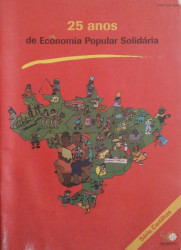Capa de 25 anos de Economia Popular Solidária - 