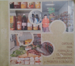 Capa de Cartilha para formação de cooperativas de consumidores de produtos ecológicos - 