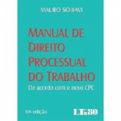 Capa de Manual de Direito Processual do Trabalho - Mauro Schiavi