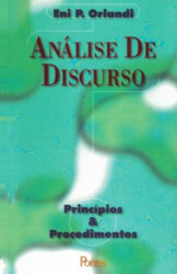 Capa de Análise de discurso - Eni P. Orlandi