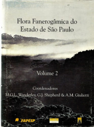 Capa de Flora Fanerogâmica do Estado de São Paulo - M. G. L. Vanderley, G. J. Shepherd e A. M. Giulietti