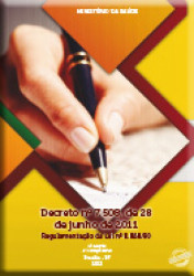 Capa de Decreto nº 7508, de 28 de junho de 2011 - Brasil. Ministério da Saúde. Secretaria de Gestão Estratégica e Participativa.