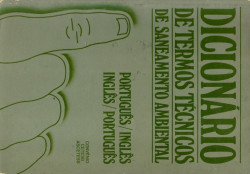 Capa de Dicionário de Termos Técnicos de Saneamento Ambiental - CETESB