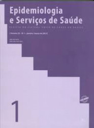 Capa de Epidemiologia e serviços de saúde, v. 22, n. 2, abr./jun. - 