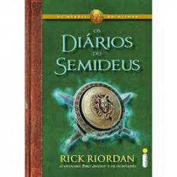 Capa de Os diários do semideus - Rick Riordan