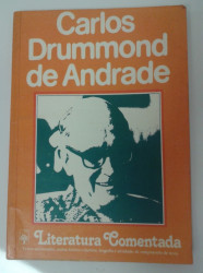 Capa de Literatura comentada - Carlos Drummond de Andrade