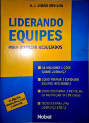 Capa de Liderando Equipes para otimizar resultados - A.J. Limão Ervilha