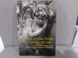Capa de Talvez Eu Não Tenha Vivido em Vão - Fabio Cyrino