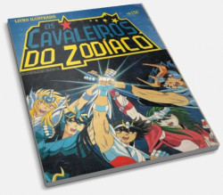 Capa de Os Cavaleiros do Zodíaco livro ilustrado - Masami Kurumada