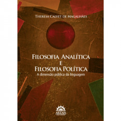 Capa de Filosofia Analítica e Filosofia Política - Theresa Calvet de Magalhães