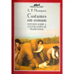Capa de Costumes em comum - E. P. Thompson