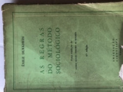 Capa de As regras do método sociológico - Émile Durkheim