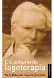 Capa de Diccionario de logoterapia - Marta Guberman e Eugenio Pérez Soto
