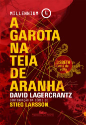 Capa de A garota na teia de aranha - David Lagercrantz
