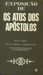 Capa de Exposição de os atos dos apóstolo - D. D. Turner