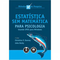 Capa de Estatística sem matemática para Psicologia - Christine P. Dancey/ John Reidy