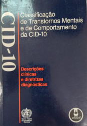 Capa de Classificação de Transtornos Mentais e de Comportamento da CID 10 - World Health Organization Geneva