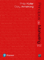 Capa de Princípios de marketing - Philip Kotler; Gary Armstrong