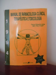 Capa de Manual de Farmacologia Clínica, Terapêutica e Toxicologia - LIMA, Darcy Roberto