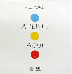 Capa de Aperte aqui - Hervé Tullet