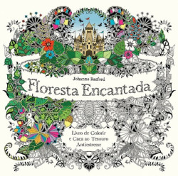 Capa de Floresta encantada - Johanna Basford