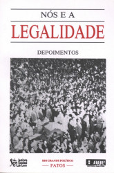 Capa de Nós e a Legalidade - Intituto Estadual do Livro