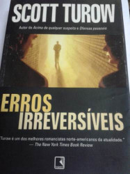Capa de Erros irreversíveis - Scott Turow