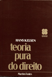 Capa de Teoria pura do direito - Hans Kelsen