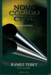 Capa de Novo Código Civil - Ramez Tebet