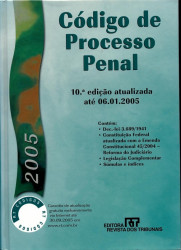 Capa de Código de Processo Penal - Diversos