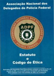 Capa de Estatuto e Código de Ética - Associação Nacional dos Delegados de Polícia Federal