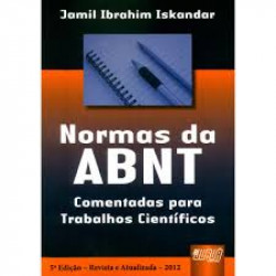 Capa de Normas da ABNT - Jamil Ibrahim Iskandar