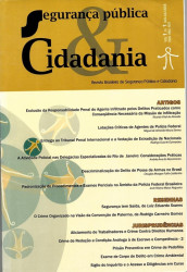 Capa de Segurança Pública & Cidadania - Vol. 1 N.1 - Diversos