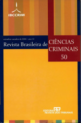 Capa de Revista Brasileira de Ciências Criminais - n. 50 - Diversos