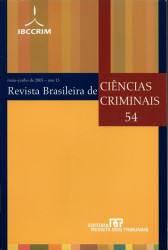 Capa de Revista Brasileira de Ciências Criminais - n. 54 - Diversos
