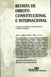 Capa de Revista de direito constitucional e internacional n.35 - Diversos