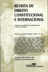 Capa de Revista de direito constitucional e internacional n.38 - Diversos