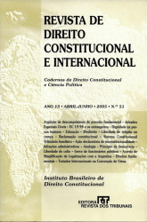 Capa de Revista de direito constitucional e internacional n.51 - Diversos